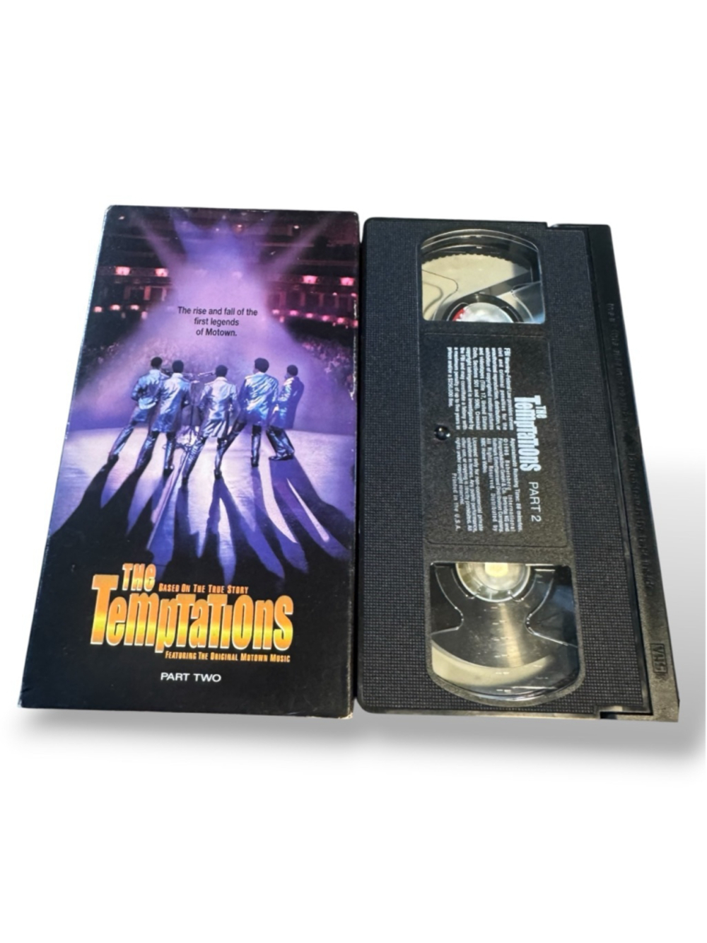 1998 The Temptations NBC Home Video Part Two VHS Black Purple